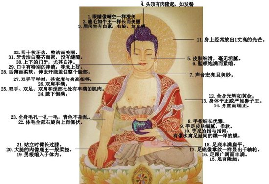 详解佛陀三十二好相!你有几好? 详解佛陀三十二好相!你有几好?