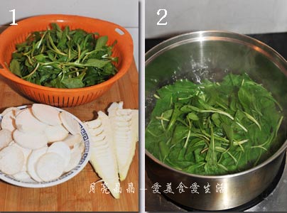 最鲜嫩的时令菜_马兰春笋炒菇片 最鲜嫩的时令菜_马兰春笋炒菇片