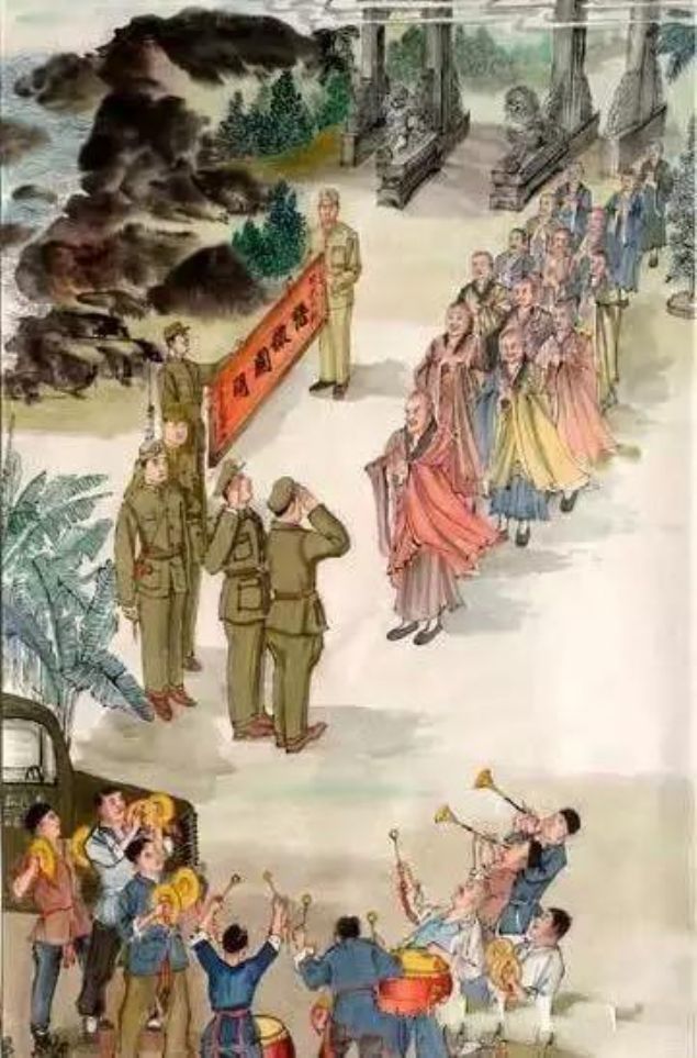 ���չ�ӭӡ�ⷨʦ������׷��һ����ɮ����һ����