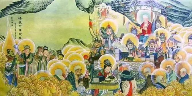 《佛说阿弥陀经》精美图解!过目增福无量! 《佛说阿弥陀经》精美图解!过目增福无量!