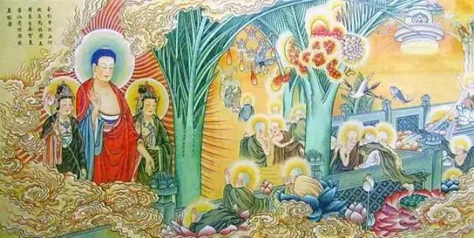 《佛说阿弥陀经》精美图解!过目增福无量! 《佛说阿弥陀经》精美图解!过目增福无量!