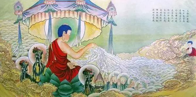 《佛说阿弥陀经》精美图解!过目增福无量! 《佛说阿弥陀经》精美图解!过目增福无量!