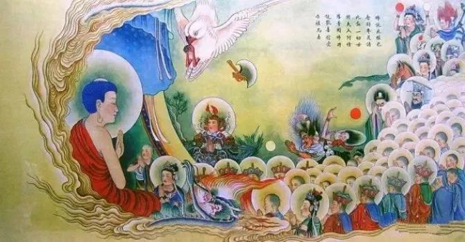 《佛说阿弥陀经》精美图解!过目增福无量! 《佛说阿弥陀经》精美图解!过目增福无量!