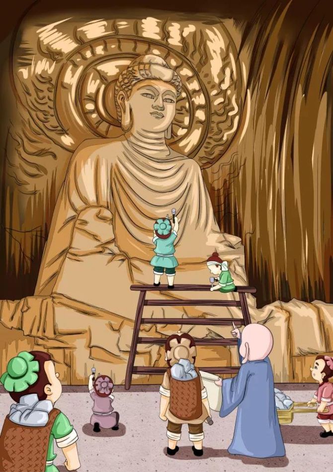 善导大师圆寂日_|_一组漫画看完善导大师的一生 善导大师圆寂日_|_一组漫画看完善导大师的一生