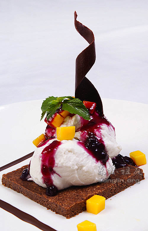 东林素食--百合芒果蓝莓雪淇冰_东林祖庭 东林素食--百合芒果蓝莓雪淇冰_东林祖庭