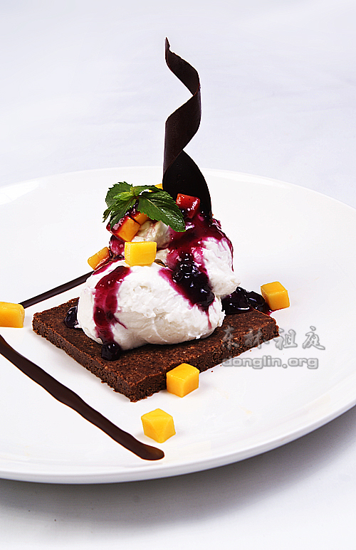 东林素食--百合芒果蓝莓雪淇冰_东林祖庭 东林素食--百合芒果蓝莓雪淇冰_东林祖庭