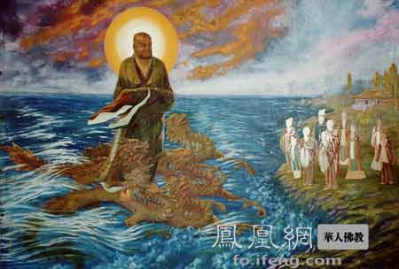 大德故事:达摩祖师一苇渡江 大德故事:达摩祖师一苇渡江