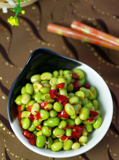 凉拌青豆_夏日美容健康菜 凉拌青豆_夏日美容健康菜