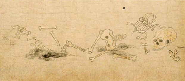 对治美色淫欲的《九相图》 对治美色淫欲的《九相图》