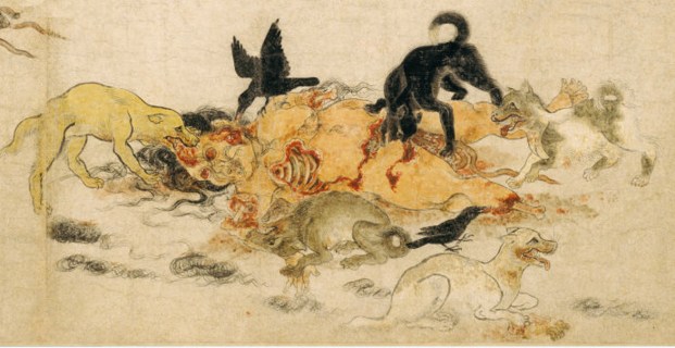 对治美色淫欲的《九相图》 对治美色淫欲的《九相图》