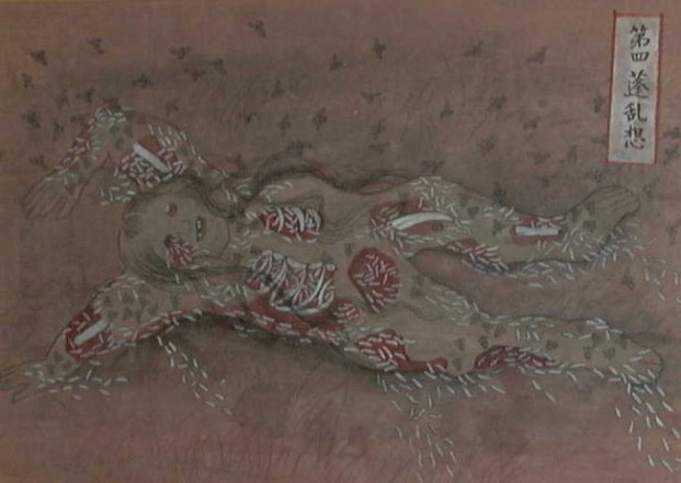 对治美色淫欲的《九相图》 对治美色淫欲的《九相图》