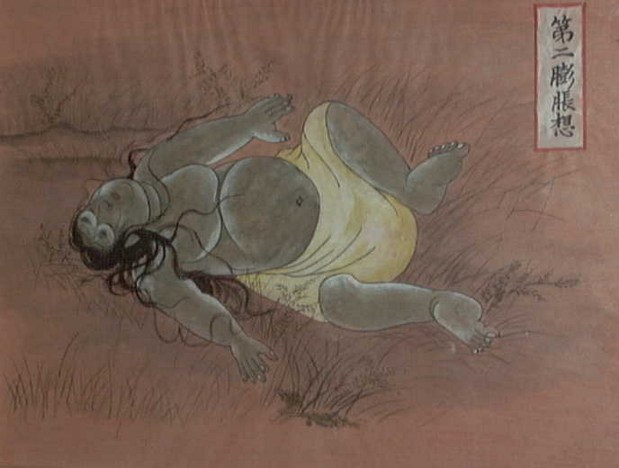 对治美色淫欲的《九相图》 对治美色淫欲的《九相图》