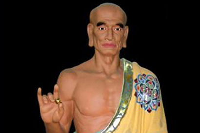 大海水漫汪洋遍地_尊者神通化桥迎佛 大海水漫汪洋遍地_尊者神通化桥迎佛